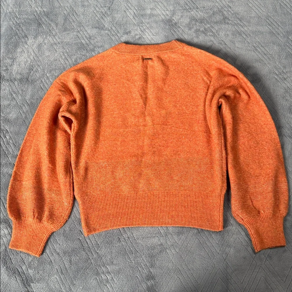 Prana Azure Sweater XS Wool Blend Color Gingerbread